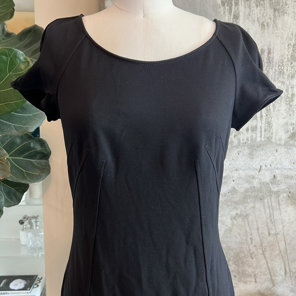 Armani Collezioni Knit Midi Dress Black - Picture 2 of 9